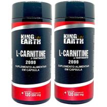Kit 2 L. Carnitina 240 Cápsulas - King Earth Kit 2 L. Carnitina 240 Cápsulas - King Earth