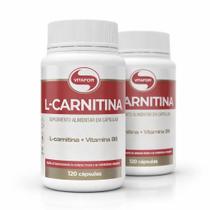 KIT 2 L-CARNITINA Vitafor L-carnitina e Vitamina B6 120Caps
