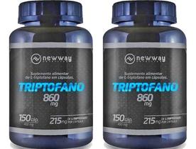 Kit 2 L-Triptofano 150 Capsulas 860mg