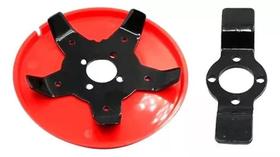 Kit 2 Laminas De Aço 5 Facas Para Roçadeira Universal