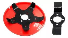 Kit 2 Laminas De Aço 5 Facas Para Roçadeira Universal