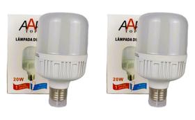 kit 2 Lâmpada LED 20W Branco Frio 110v 220V Bivolt Super Brilhante Econômica E27 Qualidade Premium kit 2 Lâmpada LED 20W Branco Frio 110v 220V Bivolt Super Brilhante Econômica E27 Qualidade Premium
