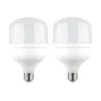 Kit 2 Lâmpada Led Bulbo 50w 6500k Branco Frio E27 Bivolt