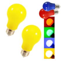 Kit 2 Lâmpada Led Decoração Casa, Abaju Bar, Baladas Jardins Casamento Cor Amarelo E277W Kit 2 Lâmpada Led Decoração Casa, Abaju Bar, Baladas Jardins Casamento Cor Amarelo E277W