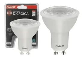 Kit 2 Lâmpada Led Dicróica 4000k4,8w Luz Branca Neutra Sala
