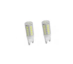 Kit 2 Lampada Led G9 4W 110V 6500K Branco Frio Zan27