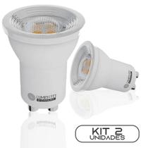 Kit 2 Lâmpada Led Mini Dicroica Mr11 4w Luminatti 6000k Branco Frio