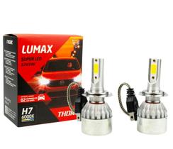 Kit 2 Lâmpada Super Led Farol Automotivo H7 6000k 12/24v, Thork 9081