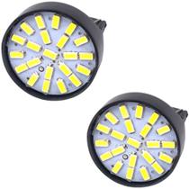 Kit 2 Lampada T20 22 Leds 1 2 Polo 7440 7443 Branca 6500k Tipo de Conector:T20