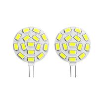 Kit 2 Lâmpadas 15 Leds G4 12V 24v Branco Quente Kit 2 Lâmpadas 15 Leds G4 12V 24v Branco Quente
