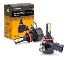 Kit 2 Lâmpadas Carro Super Led Cyber H1 H3 H7 H8 H11 Hb3 Hb4