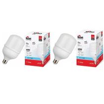 Kit 2 Lâmpadas de Led Globe E-27 40w 6500k Bivolt Kian