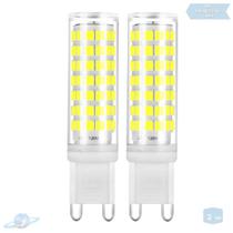 Kit 2 Lâmpadas De Led Halopin G9 10W Branco Frio (6000K) Kit 2 Lâmpadas De Led Halopin G9 10W Branco Frio (6000K)