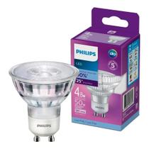 Kit 2 Lampadas Dicroica Led 4,8W 525Lm 6500K Bivolt Philips