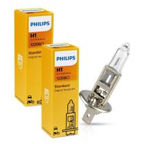 Kit 2 Lâmpadas H1 Farol Alto Baixo Neblina Philips Standard 12V 55W Kit 2 Lâmpadas H1 Farol Alto Baixo Neblina Philips Standard 12V 55W