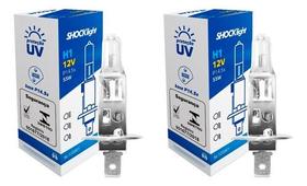 Kit 2 lâmpadas halogena standart h1 12v 55w shocklight