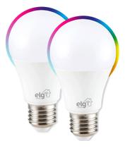 Kit 2 Lâmpadas Inteligentes Led 10W Interna ELG - SHLL100 Kit 2 Lâmpadas Inteligentes Led 10W Interna ELG - SHLL100