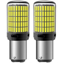 Kit 2 Lâmpadas Led BAY15D P21/5W 1157 144 Leds Canbus Branca Kit 2 Lâmpadas Led BAY15D P21/5W 1157 144 Leds Canbus Branca