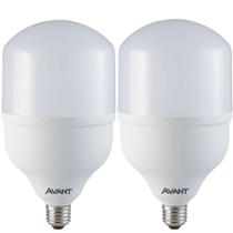 Kit 2 Lâmpadas LED Bulbo Avant Branco HP 50W Bivolt Base E27 6500K MK4000G - CÓD 289301373