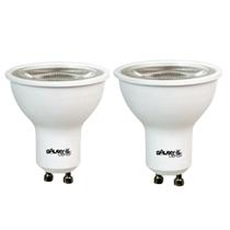 Kit 2 Lampadas LED Dicroica MR16 Galaxy GU10 6,5W Bivolt 2700K