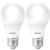 Kit 2 Lâmpadas Pera LED (A60) Amarelo 15w HE1300 Avant Base E27 Bivolt AM3000K - CÓD 276130573