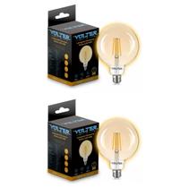 Kit 2 Lâmpadas Retro Vintage G95 4w Filamento 2200k Volter Kit 2 Lâmpadas Retro Vintage G95 4w Filamento 2200k Volter