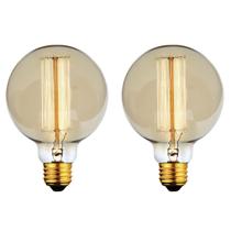 Kit 2 Lâmpadas Retro Vintage G95 Filamento Carbono 110v Kit 2 Lâmpadas Retro Vintage G95 Filamento Carbono 110v