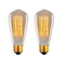 Kit 2 Lâmpadas Retro Vintage ST64 Filamento Carbono 110v Kit 2 Lâmpadas Retro Vintage ST64 Filamento Carbono 110v