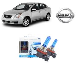 Kit 2 Lampadas Super Brancas para Farol De Milha Modelo H11 com 8500K para Nissan Sentra