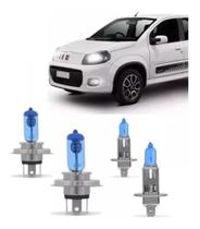 Kit 2 Lampadas Super Brancas Uno Vivace W.s 2010 A 17 H1 H4