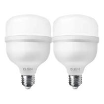 Kit 2 Lâmpadas Super Bulbo Alta Potência Led 30w 6500k Elgin