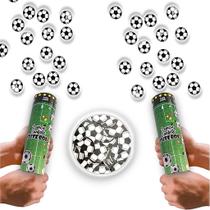 Kit 2 Lança Confete Bola de Futebol Festa Estouro Eventos Aniversario Crianca Infantil Adulto Papel Kit 2 Lança Confete Bola de Futebol Festa Estouro Eventos Aniversario Crianca Infantil Adulto Papel