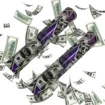 Kit 2 Lança Confete Festa Dinheiro Dollar Réveillon Carnaval Kit 2 Lança Confete Festa Dinheiro Dollar Réveillon Carnaval