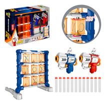 Kit 2 Lança Dardos Com 12 Dardos Arma De Brinquedo Alvo
