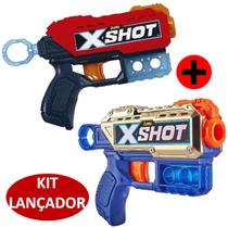 Kit 2 Lançadores De Dardos Candide Kickback Zuru Shot