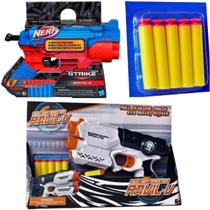 Kit 2 Lançadores Nerf Profissionais com Dardos Pistolinha.