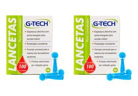 Kit 2 Lanceta G-tech 30G Agulha Para Medir Glicose 100Un Kit 2 Lanceta G-tech 30G Agulha Para Medir Glicose 100Un