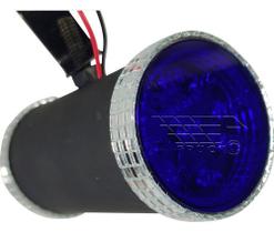 Kit 2 Lanterna Corujinha Azul Leds Bivolt Para Caminhão Onibus