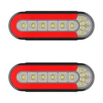 Kit 2 Lanterna de Sinalização Traseira em LED para Carretas e Trailers