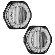 Kit 2 Lanterna Lateral Led Bivolt Cristal - 2052 Cr