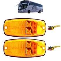 KIT 2 Lanterna Lateral Ônibus Marcopolo G7 5 LED Bivolt +Conector KIT 2 Lanterna Lateral Ônibus Marcopolo G7 5 LED Bivolt +Conector