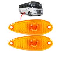 KIT 2 Lanterna Lateral Ônibus Peixinho 1LED BIVOLT AM