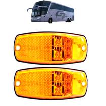 KIT 2 Lanterna Lateral para Ônibus Marcopolo G7 5 LED BIVOLT