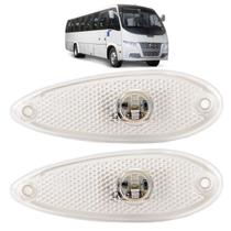 KIT 2 Lanterna Teto Vigia Ônibus Peixinho 1 LED BIVOLT CR