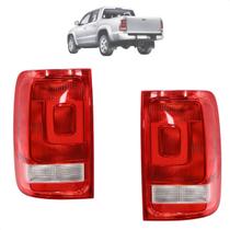 Kit 2 Lanterna Traseira Amarok 2010 2011 2012 2013 2014 Bicolor
