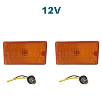 Kit 2 lanterna vigia am ônibus busscar c/chicote e lampada