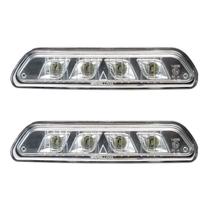 Kit 2 lanterna vigia led cristal 24v onibus neobus new road Kit 2 lanterna vigia led cristal 24v onibus neobus new road