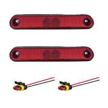 Kit 2 lanterna vigia led vm 24v caio apache busscar chicote