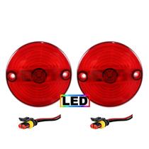 KIT 2 Lanterna Vigia Ônibus 70mm LED BIVOLT VM +Conector KIT 2 Lanterna Vigia Ônibus 70mm LED BIVOLT VM +Conector