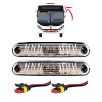 KIT 2 Lanterna Vigia Teto Busscar Caio 24volts +Conector CR KIT 2 Lanterna Vigia Teto Busscar Caio 24volts +Conector CR